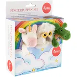 Sigikid Fingerpuppen 3er-Set Fantasie Fingerspiel-Set: Einhorn, Eule,