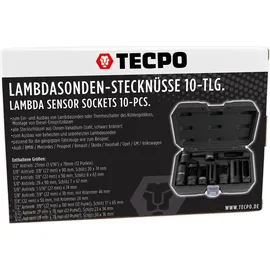 TECPO Lambdasonden-Stecknüsse 10-tlg.