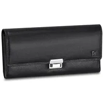 Fomax Kellner Geldbörse Unisex Portemonnaie schwarz