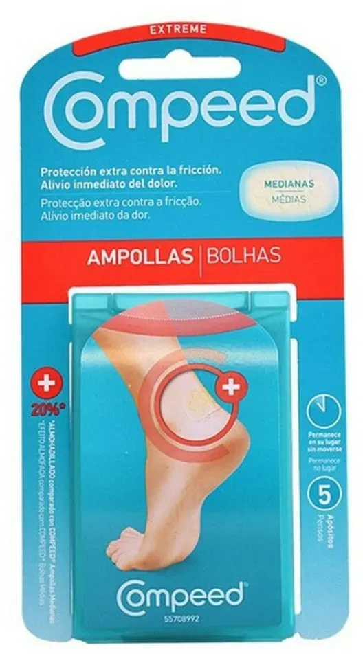 Anti-Blasen für die Füße Extreme Compeed Ampollas (5 uds)