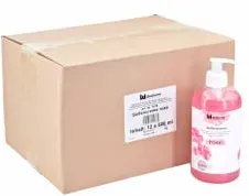 Dreiturm SEIFENCREME, rosé 7978 , 1 Karton = 12 Dispenserflaschen á 0,5 Liter