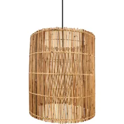 HSM Collection Pendelleuchte Rattan, ø50x56 cm, natur