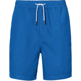 John Devin Shorts JOHN DEVIN "- Bermuda in sommerlichen Farben", Herren, Gr. S, N-Gr, blau, Web, Obermaterial: 97% Baumwolle, 3% Elasthan, unifarben, regular fit kurz, Hosen Shorts, kurze Schlupfhose aus elastischer, gewebter Baumwollqualität