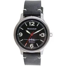 Messerschmitt Fliegeruhr Leder 40 mm BF110C-4