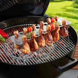GEFU  BBQ Hähnchenkeulen-Halter "BBQ"
