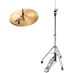 Zildjian K 14" Hi-Hat + HiHat Maschine SET