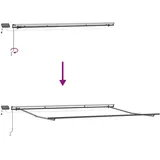 vidaXL Einziehbare Markise 450 x 350 cm mehrfarbig