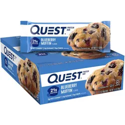 Quest Nutrition Quest Bars (12x60g) Blueberry Muffin EINHEITSFARBE 12 x 60 g