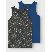 NAME IT Jungen Nkmtank Top 2P Iron Space Noos,