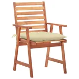 vidaXL Gartenstuhl 62 x 62 x 92 cm weiß 2 St.