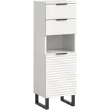 xonox.home Riff Standschrank - weiß ¦ Maße cm B: 35 H: 110