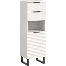xonox.home Riff Standschrank - weiß ¦ Maße cm B: 35 H: 110