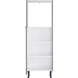 kochstation Herdumbauschrank KS-Aken 60 x 58,4 x 176,6 cm Grau