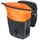 Basil Miles Doppeltasche 34 l schwarz/orange
