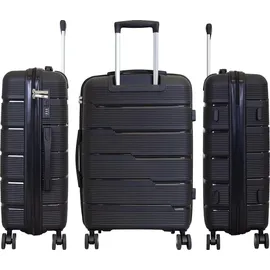 warenhandel könig Aruba Koffer-Set 3-tlg. schwarz