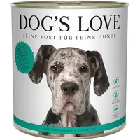 Dog's Love Adult Ente mit Topinambur & Karotten 12 x 800 g