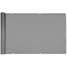 DEUBA Balkonverkleidung 500 x 90 cm grau Polyester