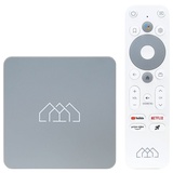 Homatics Box HD Android TV Mediaplayer Grau (Full HD, 5GHz WiFi, Bluetooth, Sprachfernbedienung)