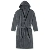 SCHIESSER Bademantel Essentials in Grau | Gr.: S