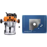 Oberfräse Triton 2400W und sauter Einlegeplatte ELP2.0