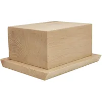 Erst-Holz Butterdose Butterbehälter Butterglocke rustikal aus Zirbenholz B40.10-037