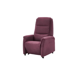 Hukla Fernsehsessel Dean Mikrofaser 70 x 105 x 88 cm Rot elektrisch
