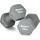 Athlyt Neopren Dip Hantelset 2 x 10 kg Grau