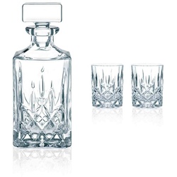 Nachtmann Whiskyglas Noblesse Whiskyset 3er Set, Glas weiß