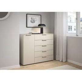 LeGer Home by Lena Gercke Kommode Sideboard 120 x 100 x 42 cm Beige