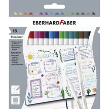 Eberhard Faber EBERHARD FABER- Fineliner 16 Stück Kartonetui