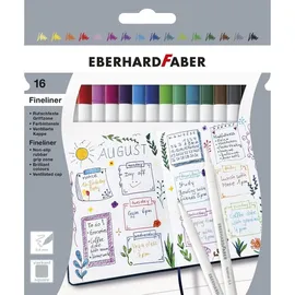 Eberhard Faber EBERHARD FABER- Fineliner 16 Stück Kartonetui