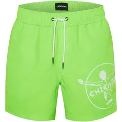 CHIEMSEE Badehose mit CHIEMSEE Print am linken, Green Gecko, XL