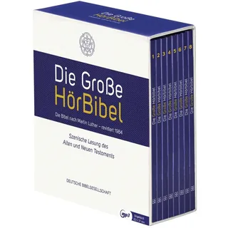 Deutsche Bibelgesellschaft Die Große HörBibel. Ungekürzte, szenische Lesung. 8 MP3-CDs