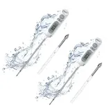 TUWENA Kochthermometer Grillthermometer mit langer Sonde, wasserdichtes Fleischthermometer, 2-tlg.