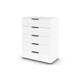 Möbel Kraft Kommode Flipp 80 x 100 cm Weiß