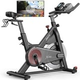 JOROTO X4S Bluetooth Heimtrainer Fahrrad, Ergometer Homtrainer mit lesbarem Magnetwiderstand, Indoor Cycling Bike mit Riemenantrieb - 160KG Belastbar