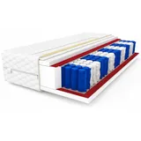 roe furniture Federkernmatratze, Weiß, Holzwerkstoff, H3 + H4, 90x200 cm, Schlafzimmer, Matratzen Shop, Matratzen, Taschenfederkernmatratzen