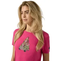 super.natural Damen Surfcar T-Shirt (Größe S, pink)