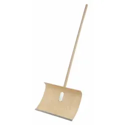 Freund Victoria Schneeschieber, Holz, geschliffen 2020506 , 1 Stück, Blattgröße = 50 x 35 cm, Stiellänge ca. 130 cm