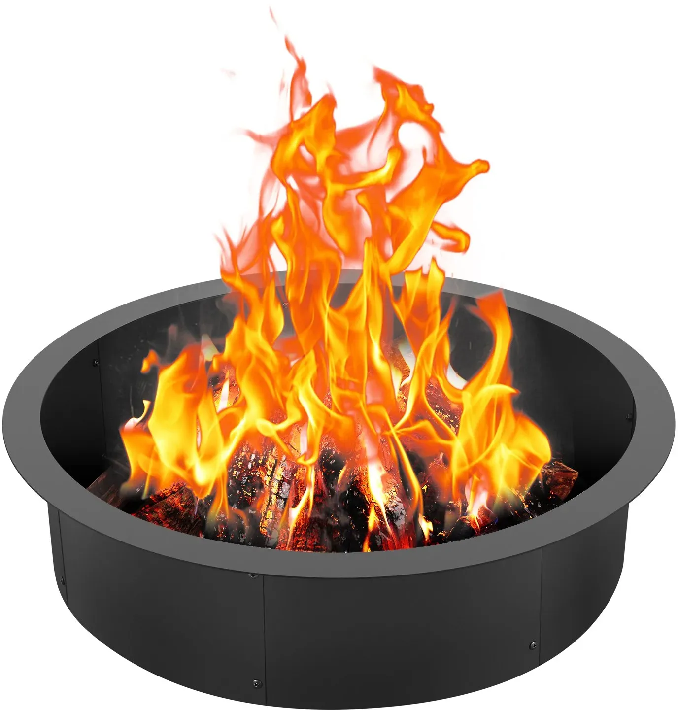 VEVOR Feuerstelle Feuerring Kamin Lagerfeuer φ1143mm für Garten Terrasse