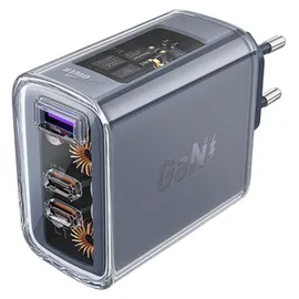 ACEFAST Gan 65W 3 Ports 1xUSB, 2xUSB C) Grau