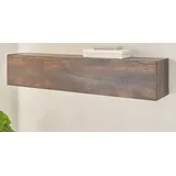 furn.design Hängeschrank Wand Schrank Eiche Wohnzimmer Esszimmer Wandschrank hängend Piano