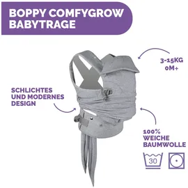 Boppy COMFYGROW BABYTRAGE, LIGHT GREY