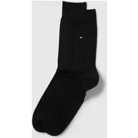 Socken mit Logo-Stitching im 2er-Pack, Black, 39-42