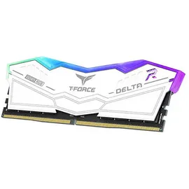 Team TeamGroup T-Force DELTA RGB weiß DIMM Kit 32GB, DDR5-6000, CL38-38-38-78 (FF4D532G6000HC38ADC01)