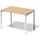BISLEY Schreibtisch Cito Ahorn / Silber