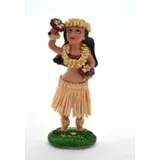 DIXIE STORE Wackelfigur Auto Lustig Hawaii Deko Auto - 11cm Wackelfigur Auto Gadget - Wackeldackel fürs Auto Deko Innen - Autos Spielzeug - Auto Innenraum Zubehör Innenraum Deko - Uli Uli