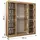 abiks möbel Schwebetürenschrank MONACO 180 x 200 x 62 cm Schwarz