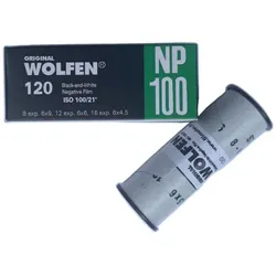 Wolfen NP100-120 Schwarz-Weiß-Negativfilm