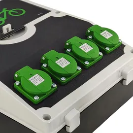 Doktorvolt Fahrradladestation für E-bikes 12 Module 4x230V Stromverteiler Doktorvolt 2137
